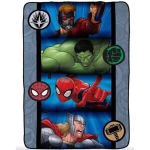 Franco Marvel Avengers Full Size Blanket 62 X 90